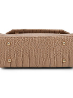 Textured PU Structured Handheld Bag