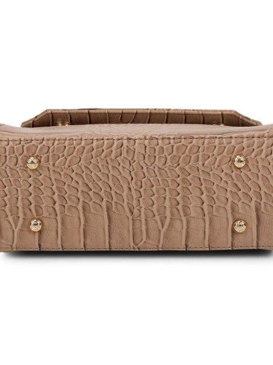 Textured PU Structured Handheld Bag