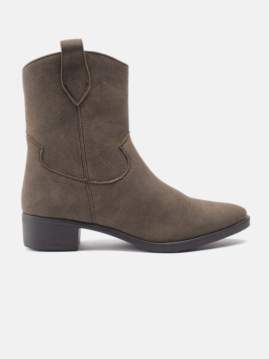 The Life Co. Women Block Heel Cowboy Boots