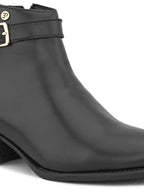 Women Casual Round Toe Mid-Top Chelsea Boots