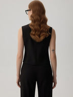 V-Neck Sleeveless Slim Fit Vest