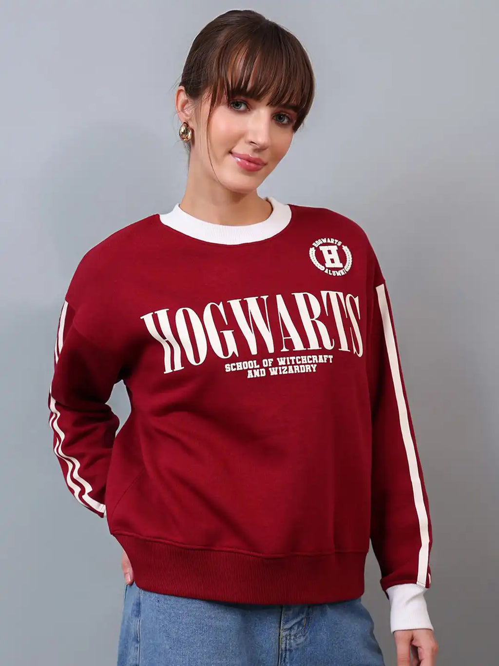 Women Harry Potter Printed Pullover Sweatshirt