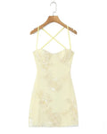 Beatrix Embroidered Mini Dress