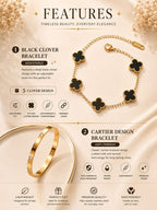 Women 2 Cubic Zirconia Gold-Plated Charm Bracelet