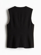Sleeveless Slim Fit Waistcoat