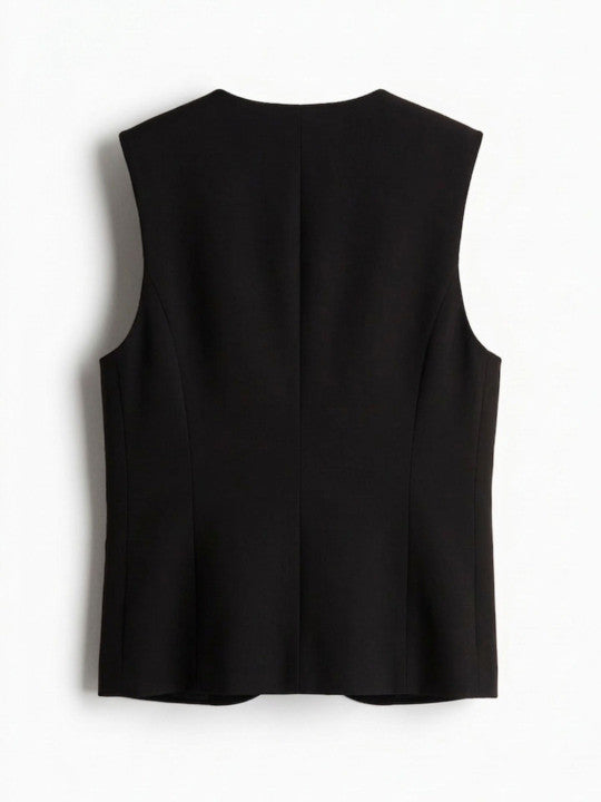 Sleeveless Slim Fit Waistcoat