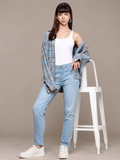 Women Slim Fit Mid-Rise Light Fade Stretchable Jeans