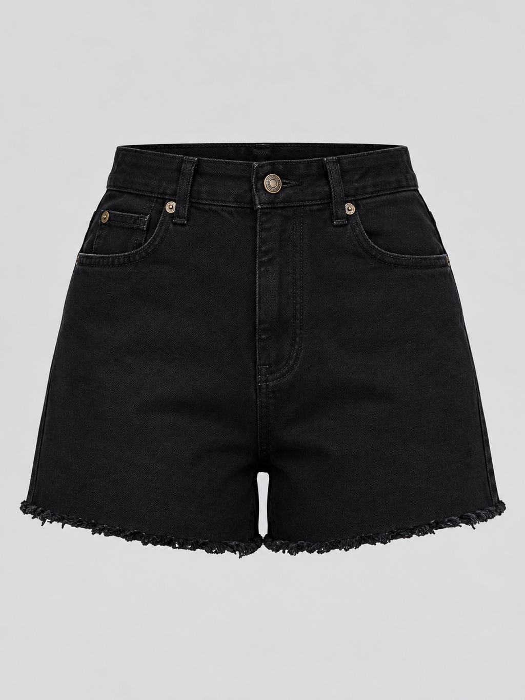 Women High-Rise Denim Shorts