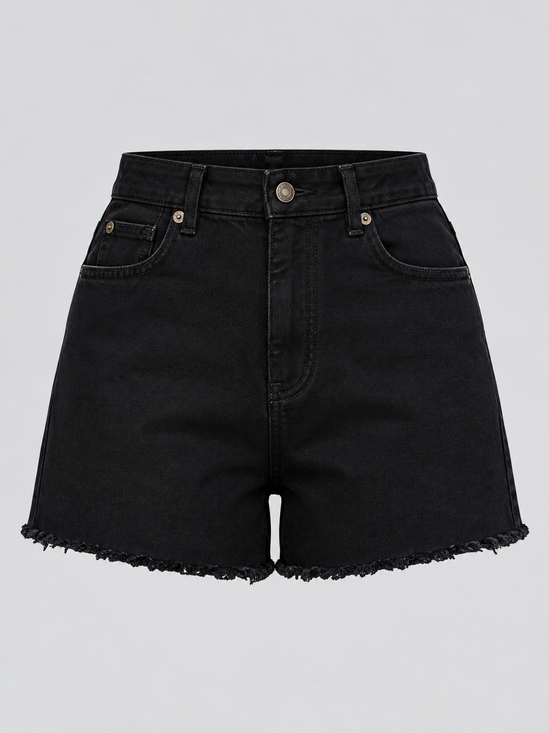 Women High-Rise Denim Shorts