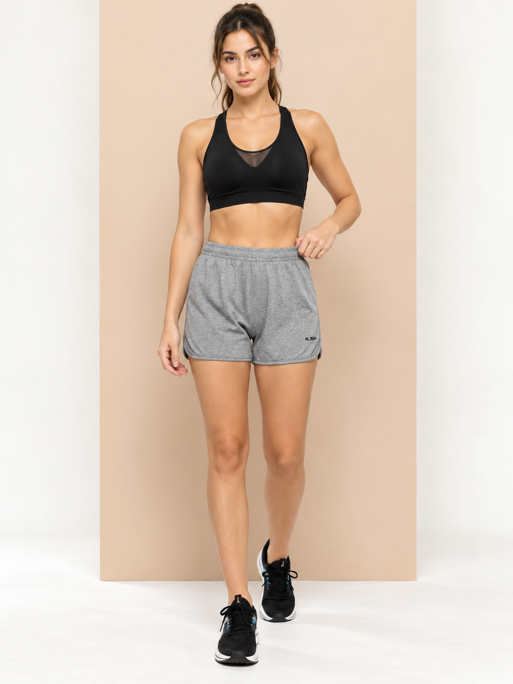 Women Slim Fit Sports Shorts