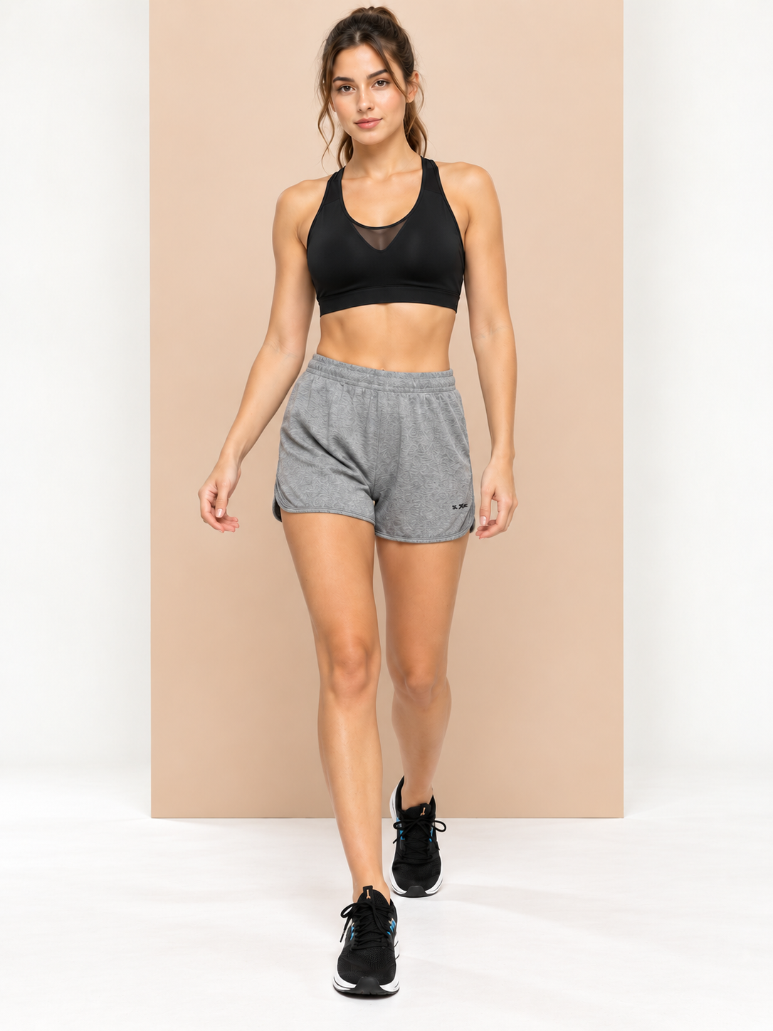 Women Slim Fit Sports Shorts