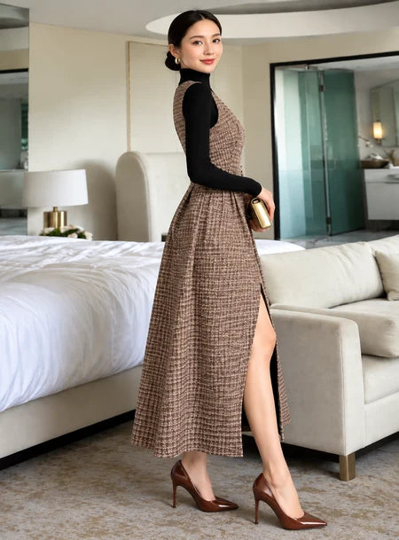 Parker Winter Midi Dress With Top
