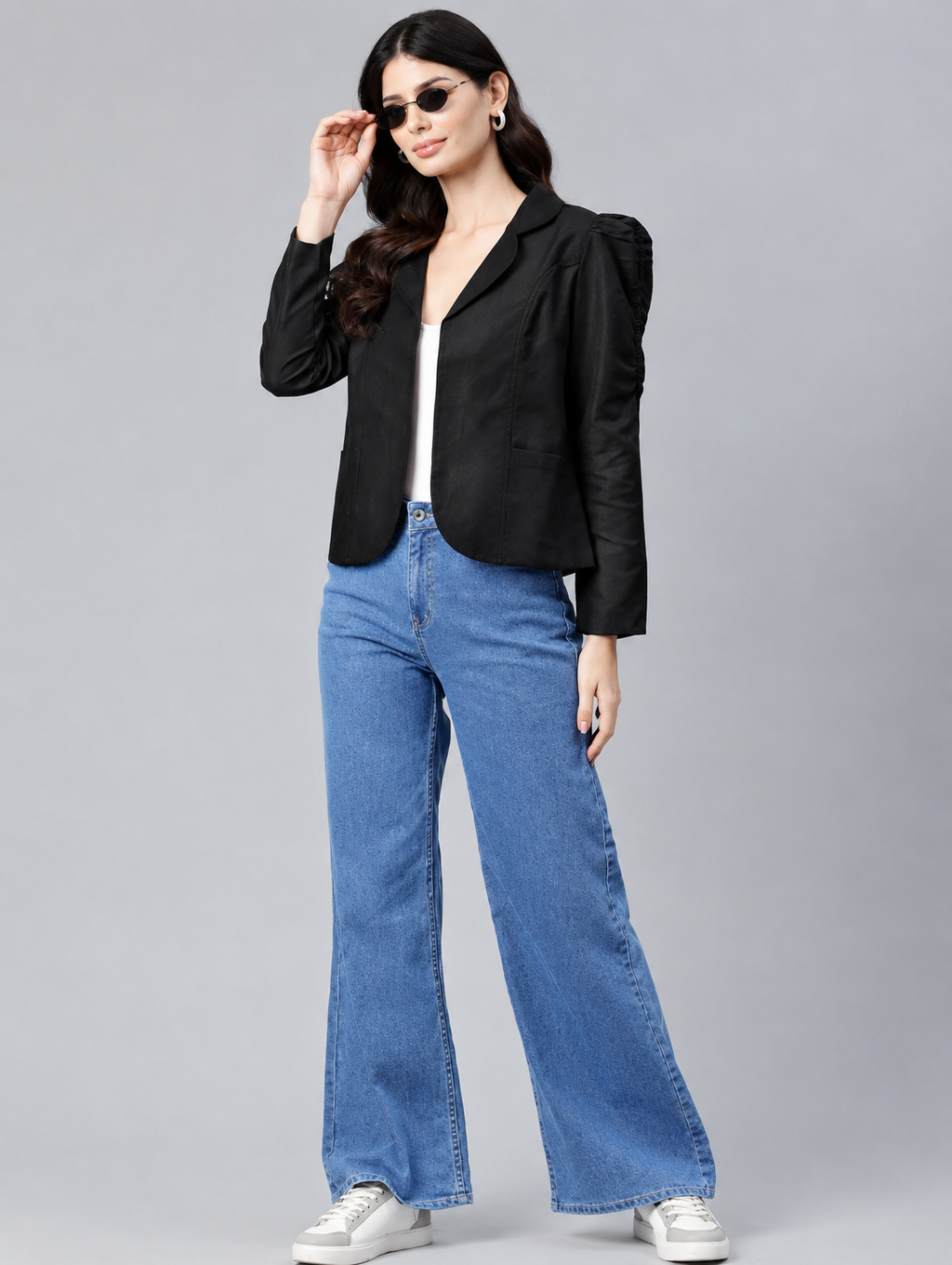 Front open lightweight jacket
