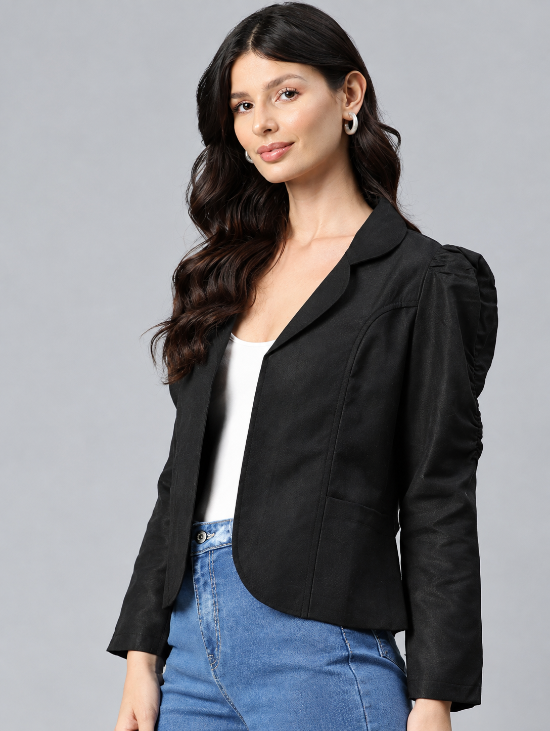 Front open lightweight jacket