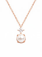 Brass Rose Gold-Plated Necklace