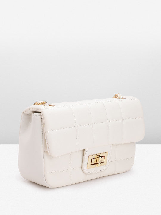 Quilted Mini Structured Shoulder Bag