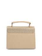Animal Textured Small Structured Satchel Bag