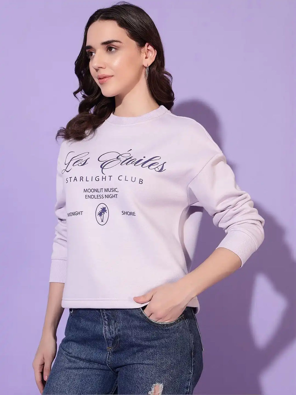 Women Printed Sweatshirt