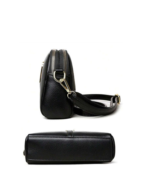 Detachable Strap Structured Sling Bag