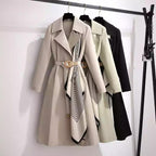 Dibella Luxury Trenchcoats In Black