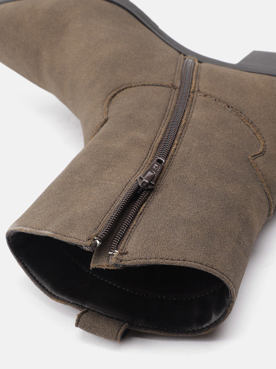 The Life Co. Women Block Heel Cowboy Boots