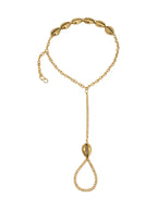 Women Gold-Plated Wraparound Adjustable Bracelet
