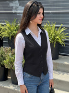 V-Neck Formal Waistcoat