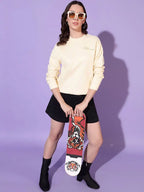 Women Printed Sweatshirt