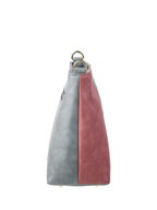 Colourblocked Medium Structured Shoulder Bag