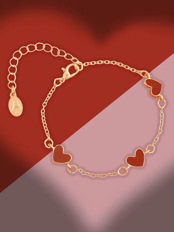 Gold-Toned Charm Bracelet