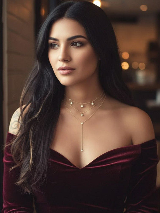 Gold-Plated Layered Necklace