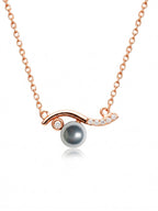 Brass Rose Gold-Plated Necklace