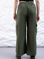 Women Flared Cargos Trousers