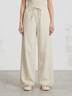 Women Relaxed High-Rise Easy Wash Trousers