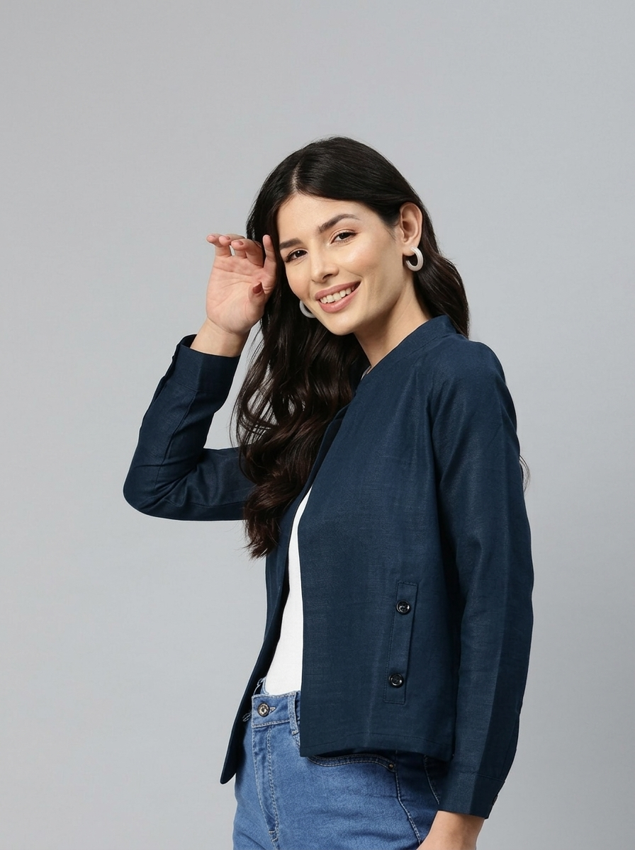 Lightweight Open Front Jacket