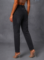Women Jean Straight Fit High-Rise Jeans
