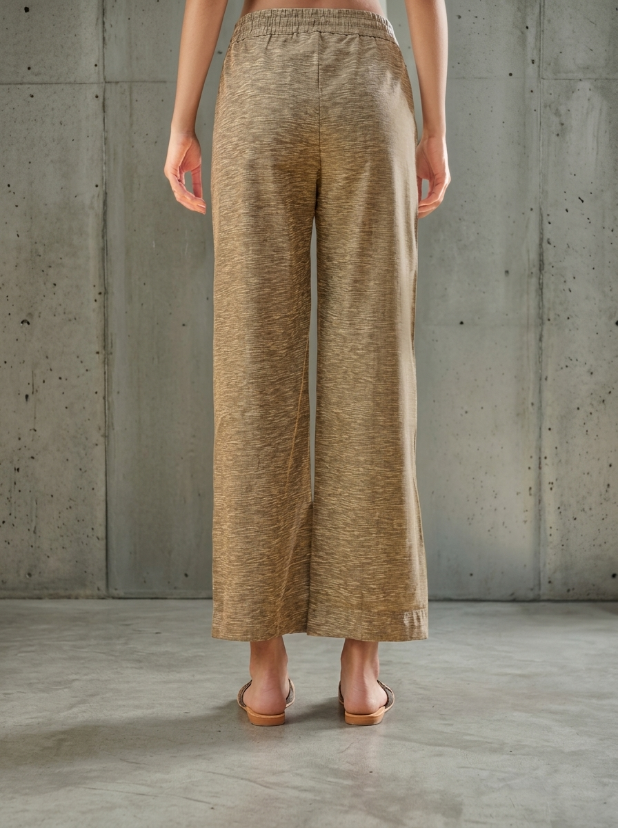 Women Mid Rise Regular Trousers