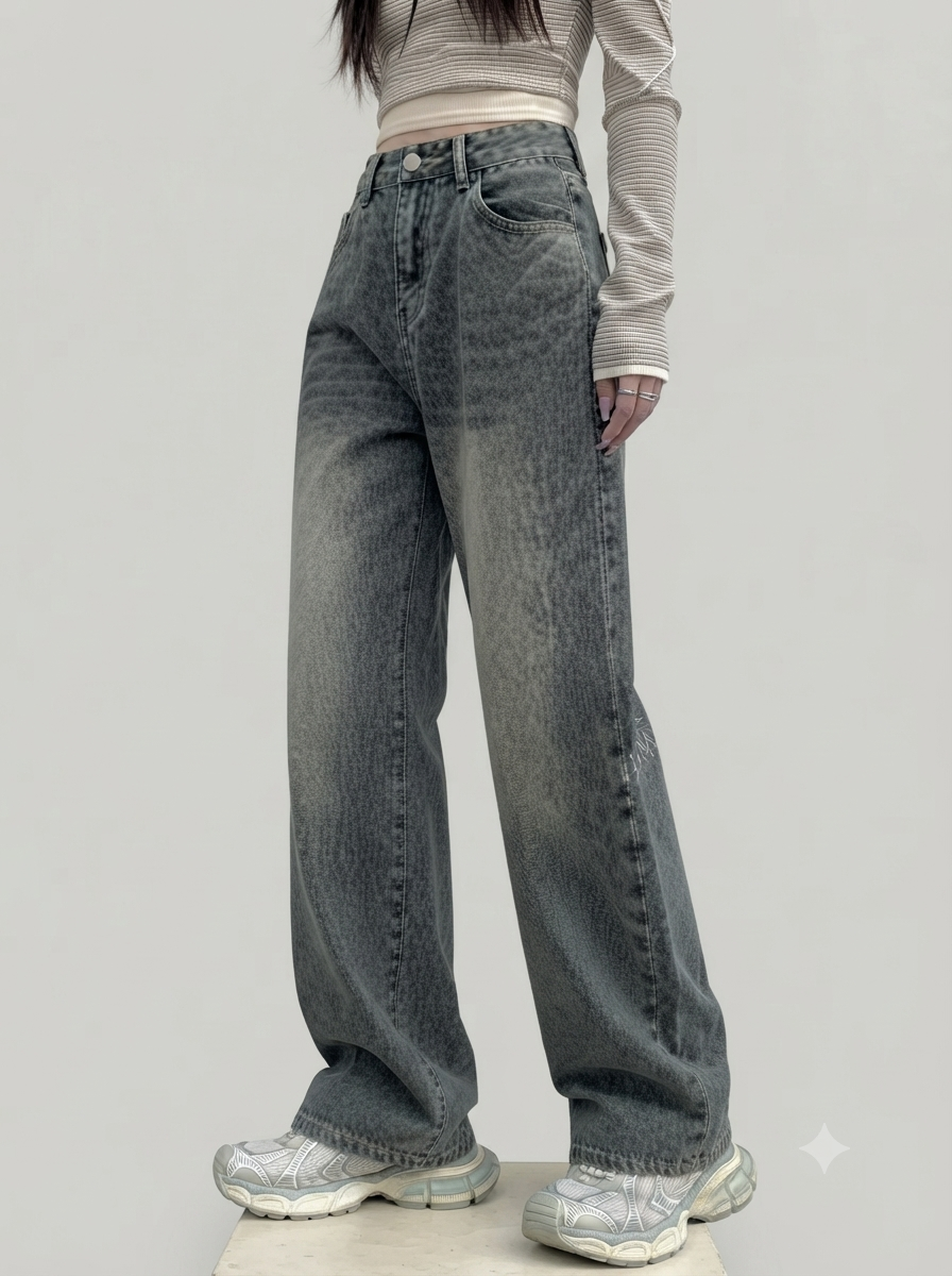 Women High-Rise Light Fade Jeans