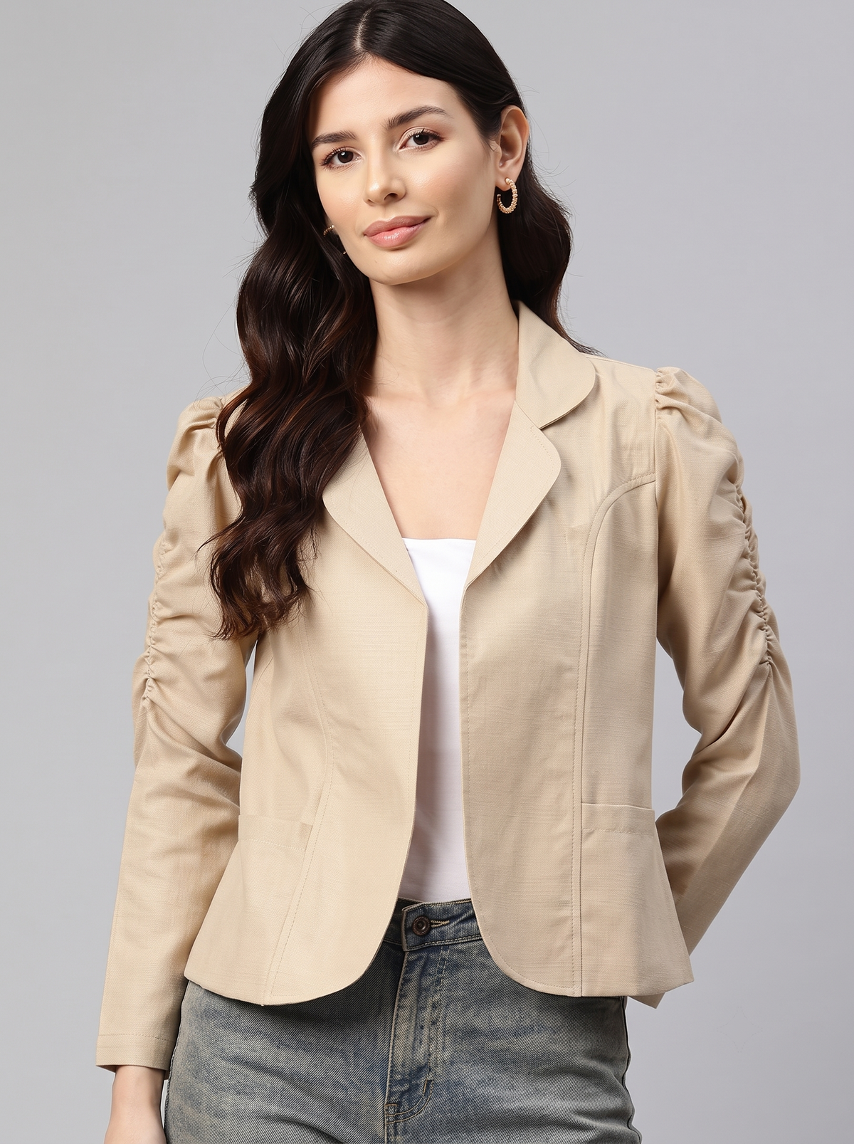 Lightweight Open Front Jacket