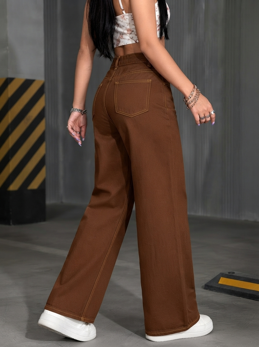Women Jean Relaxed Fit High-Rise Jeans