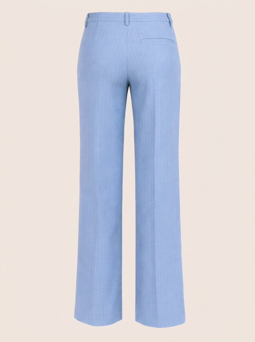 Women Striped Pleated Trousers