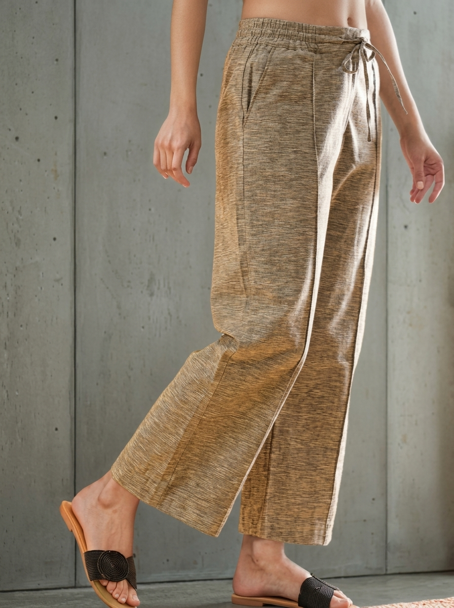 Women Mid Rise Regular Trousers