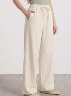 Women Relaxed High-Rise Easy Wash Trousers