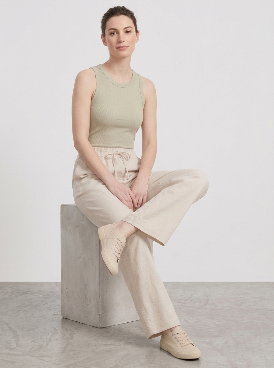 Women Relaxed High-Rise Easy Wash Trousers
