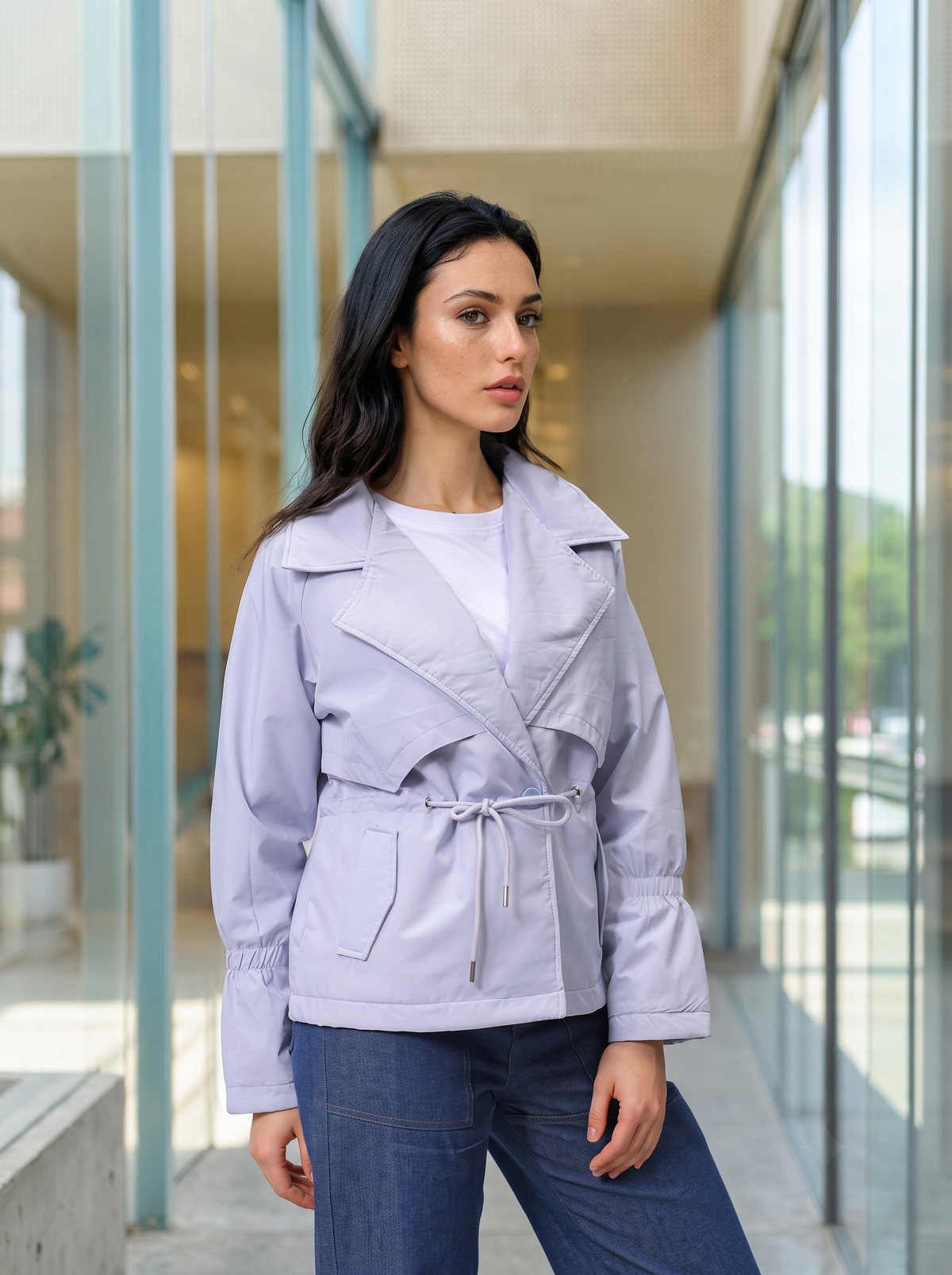 Women Single Breasted Trench Coat