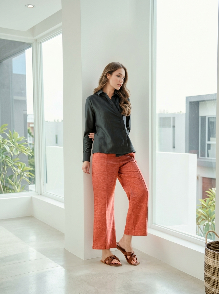 Women Parallel Regular Fit Trousers
