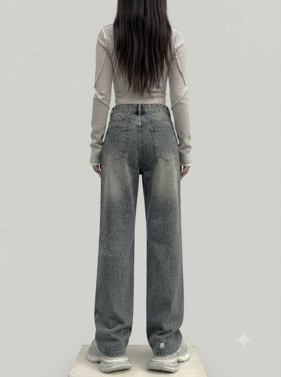 Women High-Rise Light Fade Jeans