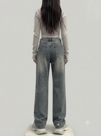 Women High-Rise Light Fade Jeans