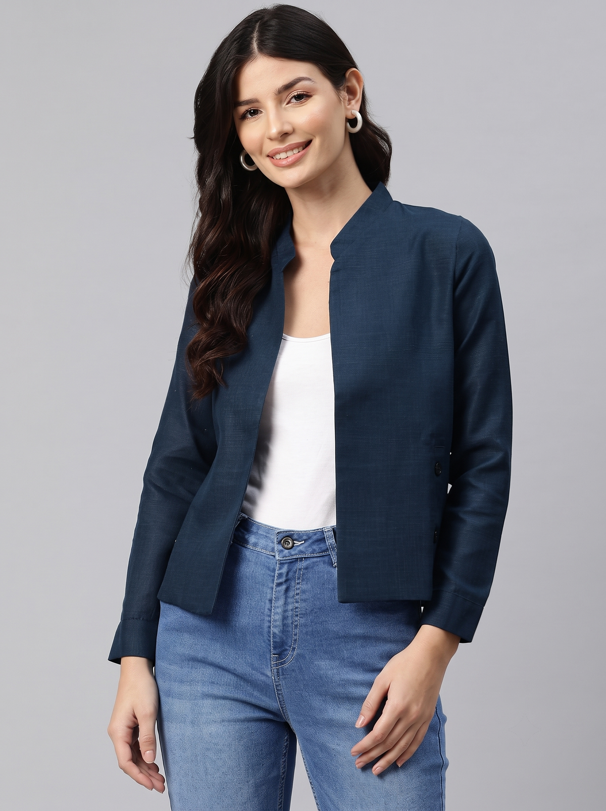 Lightweight Open Front Jacket