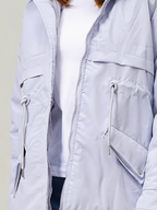 Women Hooded Solid Casual Parka Jacket